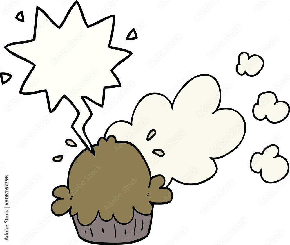 cute cartoon pie with speech bubble cute cartoon pie with speech bubble
