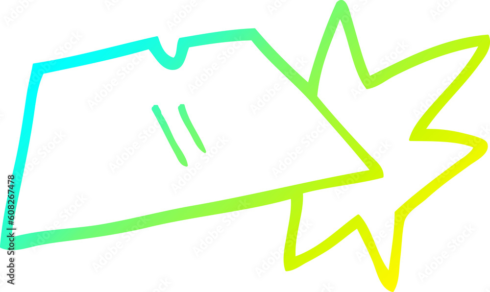 cold gradient line drawing of a cartoon work knife blades cold gradient line drawing of a cartoon work knife blades