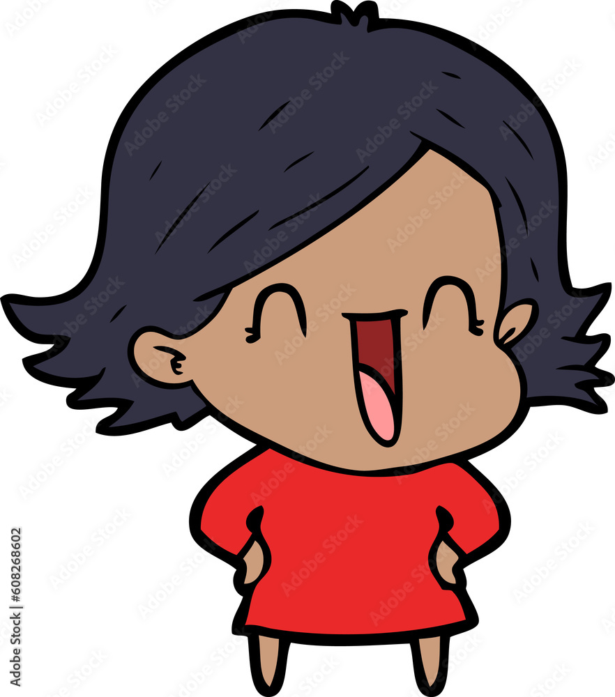 cartoon laughing woman cartoon laughing woman