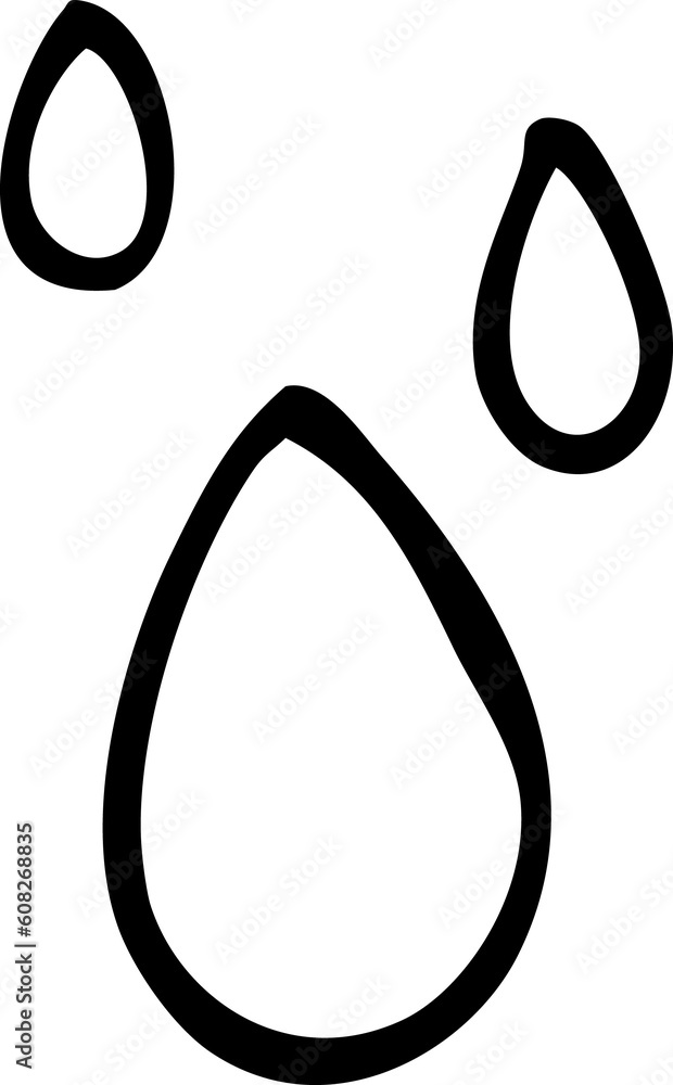 line drawing cartoon rain drops line drawing cartoon rain drops