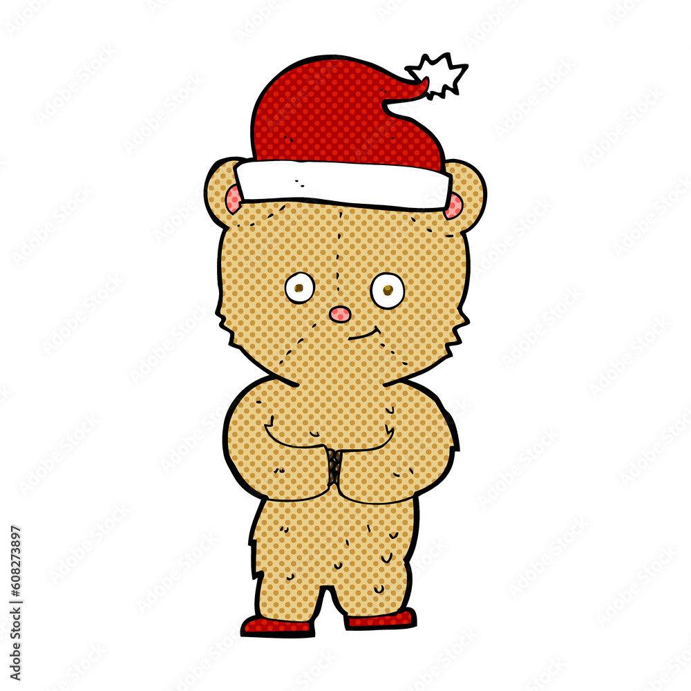 cartoon christmas teddy bear cartoon christmas teddy bear