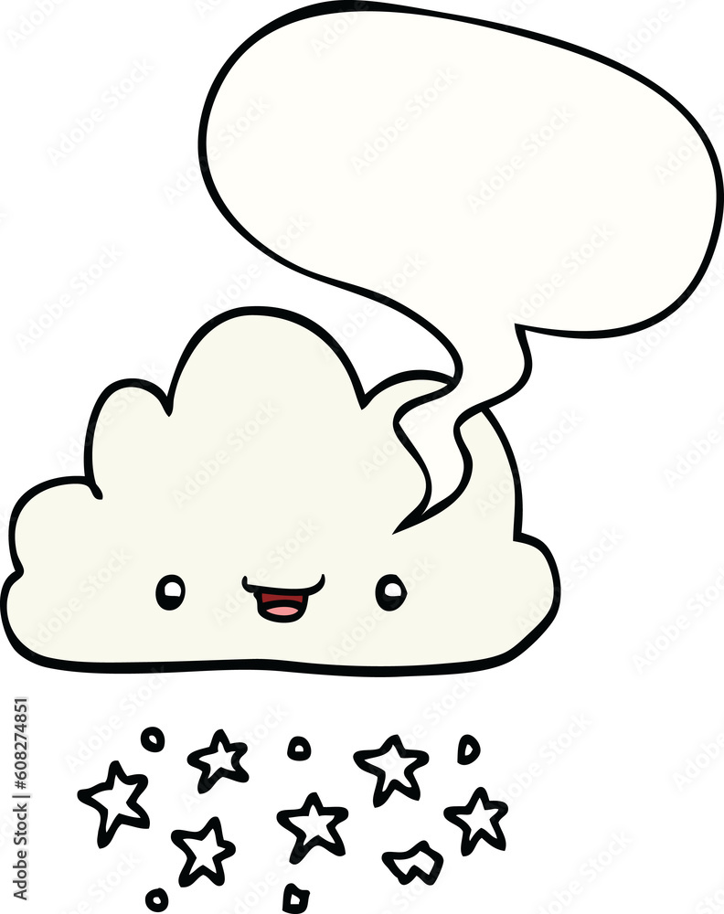 cartoon storm cloud with speech bubble cartoon storm cloud with speech bubble
