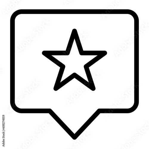 favourite line icon