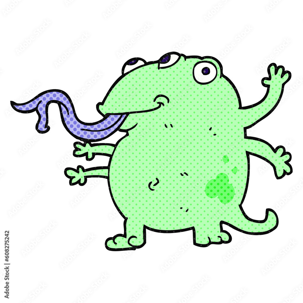 freehand drawn cartoon alien freehand drawn cartoon alien
