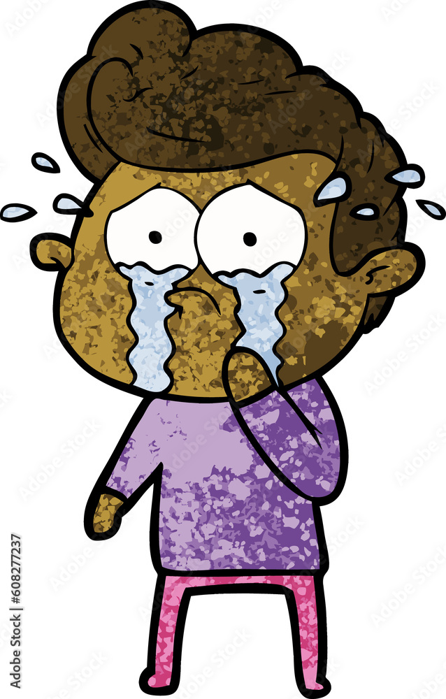 cartoon crying man cartoon crying man