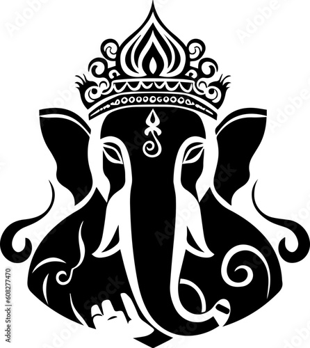 Hindu god shree ganesha images.generative al high quilaty