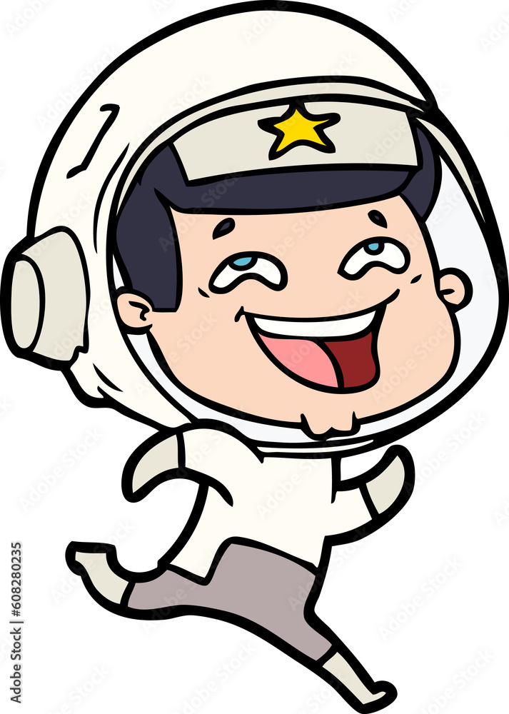 cartoon laughing astronaut cartoon laughing astronaut