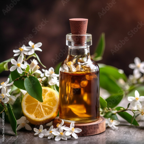 Generative ai. Neroli citrus essential oil