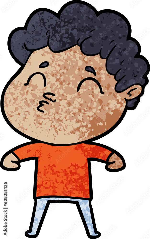 cartoon man pouting cartoon man pouting