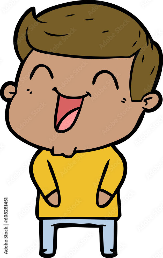 cartoon man laughing cartoon man laughing