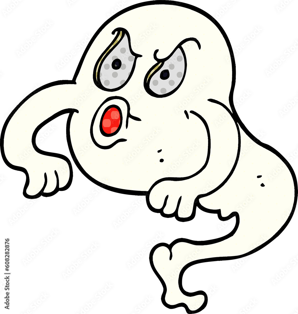 cartoon doodle angry ghost cartoon doodle angry ghost