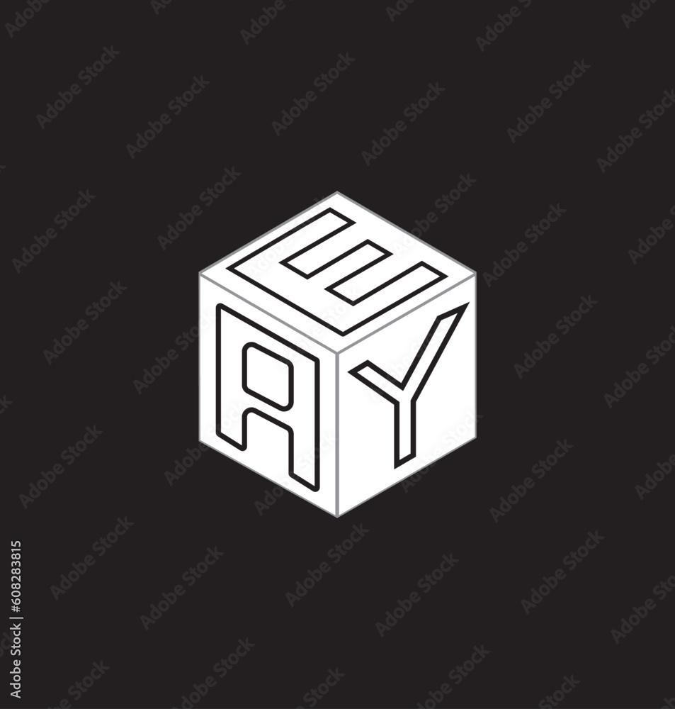 Obraz premium These designs are cube letter logo design 