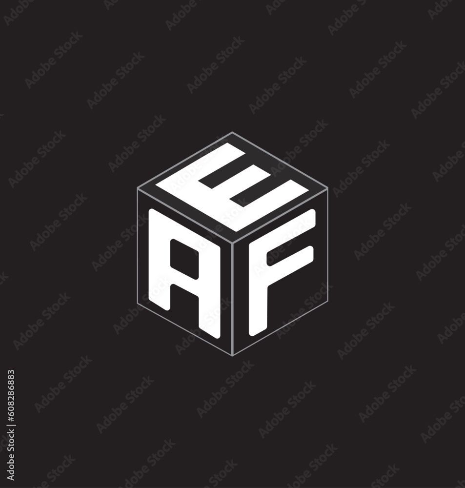 These designs are cube letter logo design These designs are cube letter logo design