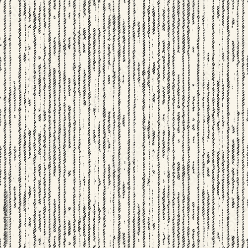 Monochrome Distressed Textured Irregularly Striped Pattern