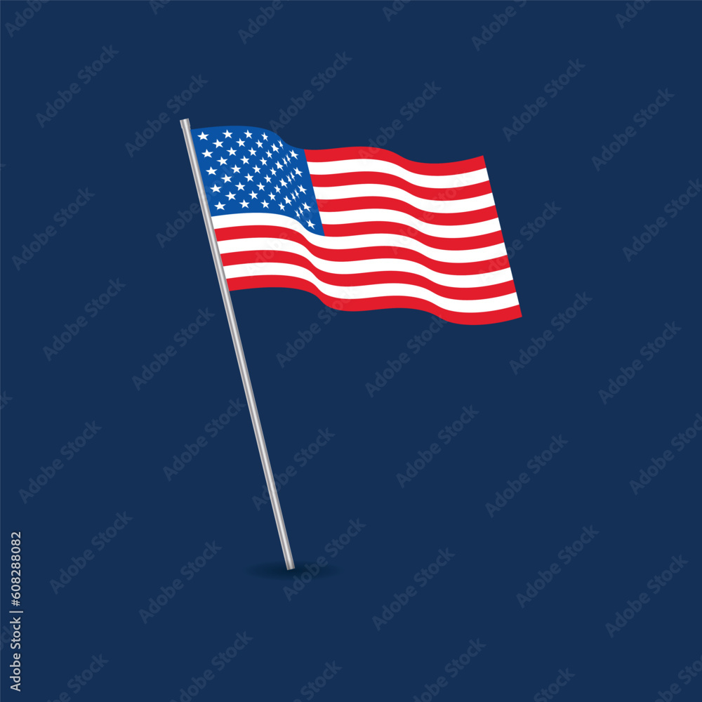 United states of america independence day template design United states of america independence day template design