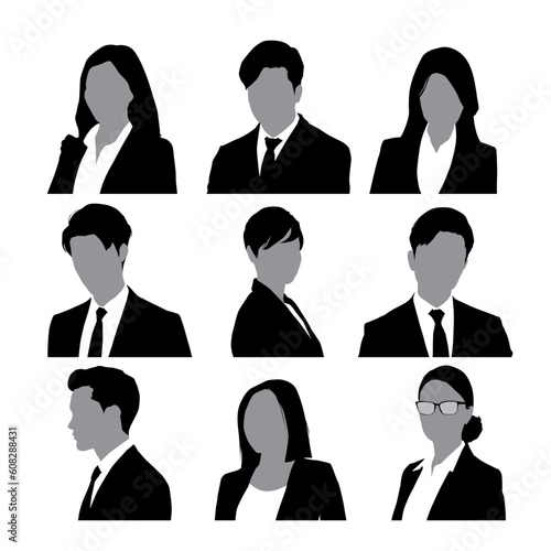 Business person silhouette 006