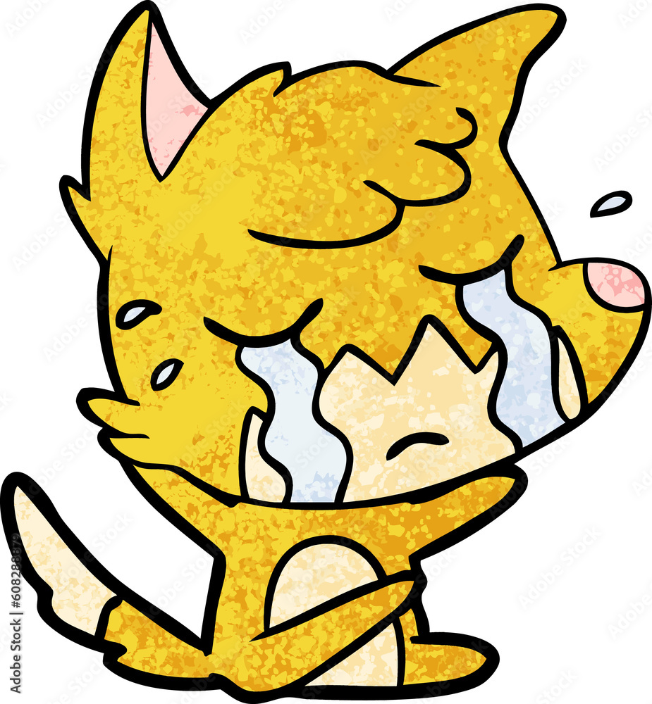 crying fox cartoon crying fox cartoon