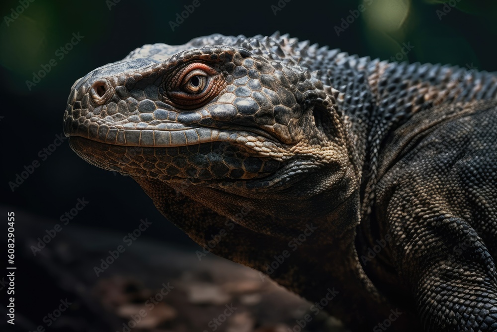 Detailed View of Komodo Dragon Detailed View of Komodo Dragon