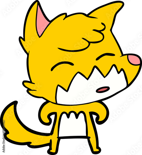 fox cartoon character © lineartestpilot