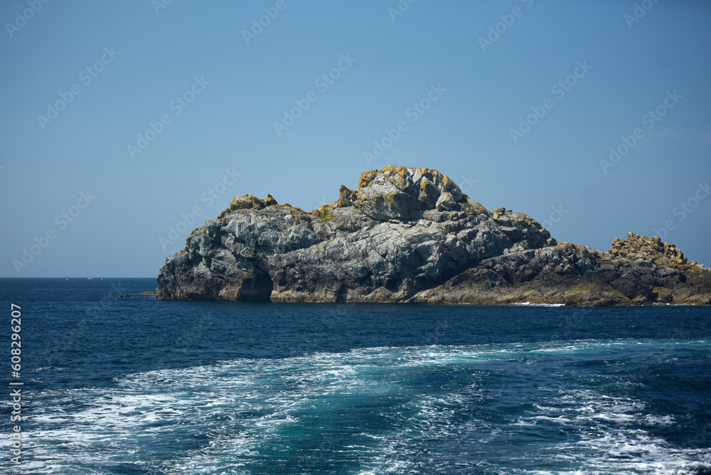 Obraz premium île côte de granit rose