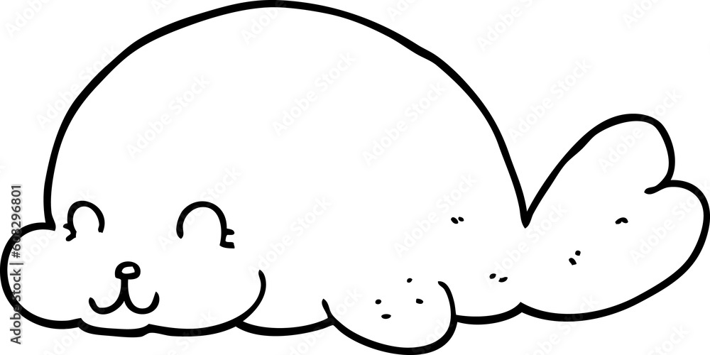 cute cartoon seal cute cartoon seal