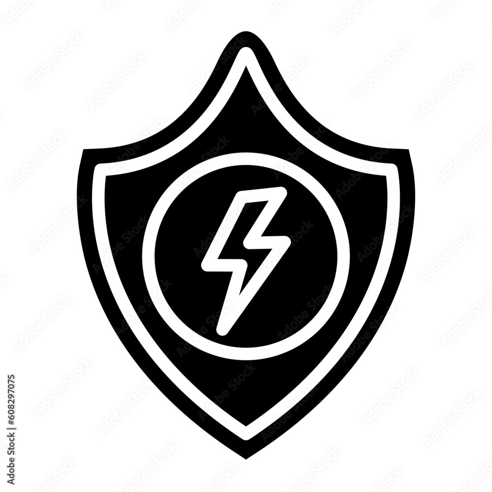 Vector Design Electricity Protection Icon Style Vector Design Electricity Protection Icon Style
