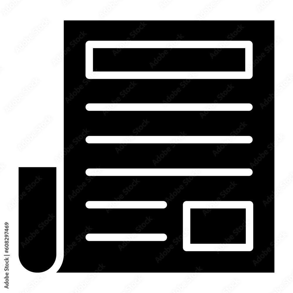 Vector Design Newspaper Icon Style Vector Design Newspaper Icon Style