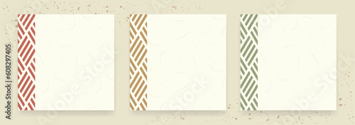 日本の伝統的な模様。四崩し模様。和柄パターン素材。