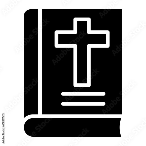 Vector Design Bible Icon Style