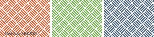 日本の伝統的な模様。四崩し模様。和柄パターン素材。