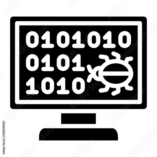 Vector Design Hack Code Icon Style