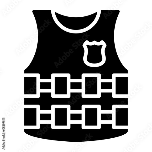 Vector Design Bulletproof Vest Icon Style