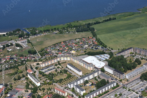 Seebad Ueckerm  nde   Haffring und Eigenheimsiedlung 2016