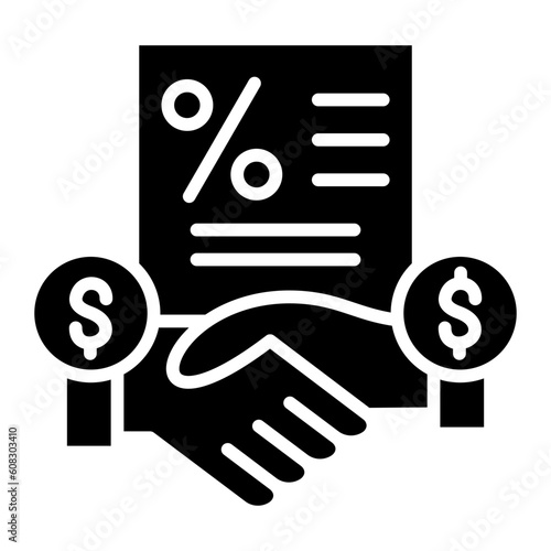 Vector Design Down Payment Icon Style