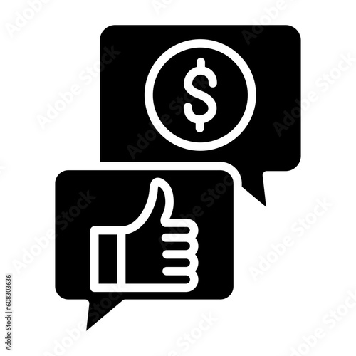 Vector Design Haggling Icon Style