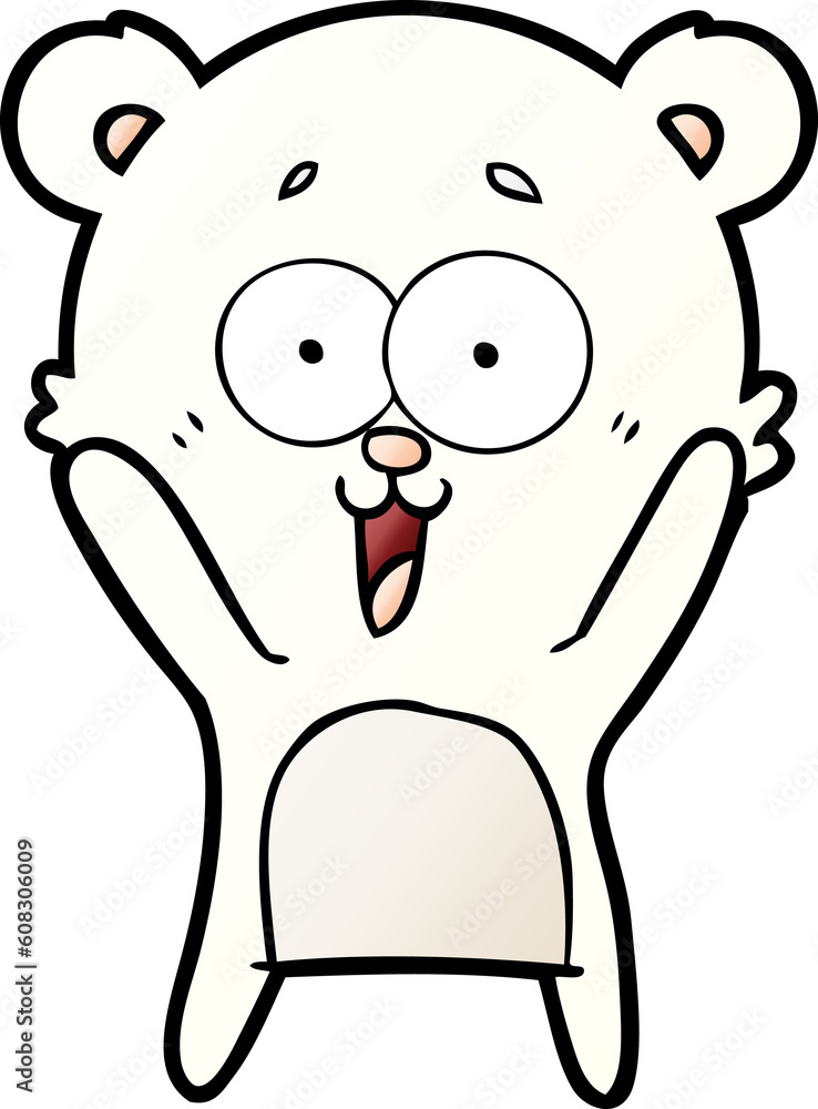 Obraz premium polar bear cartoon