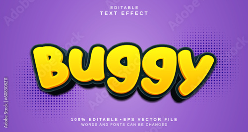 Editable text style effect - Buggy text style theme.