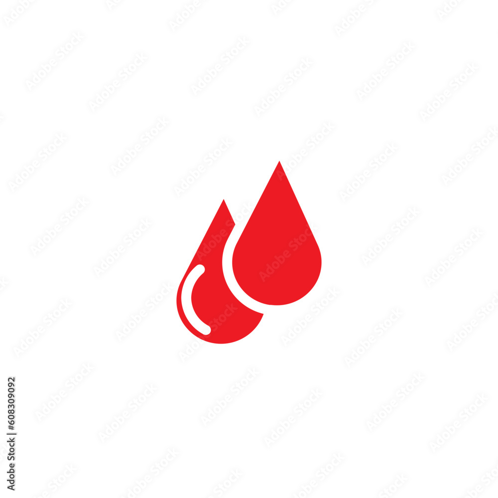 Obraz premium Blood Droop Health Solid Icon