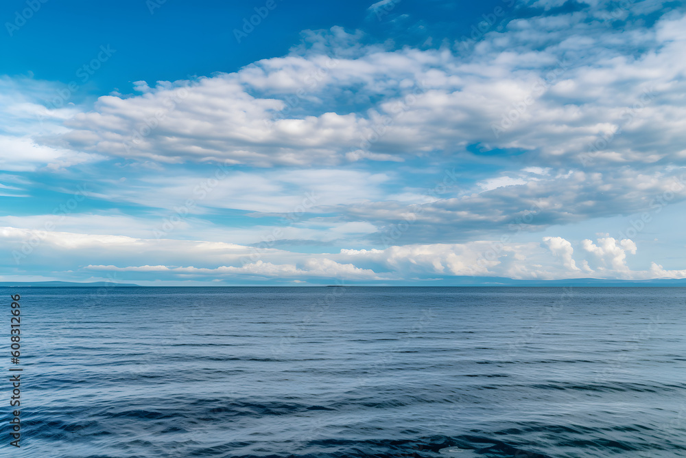 Fototapeta premium blue sky and sea