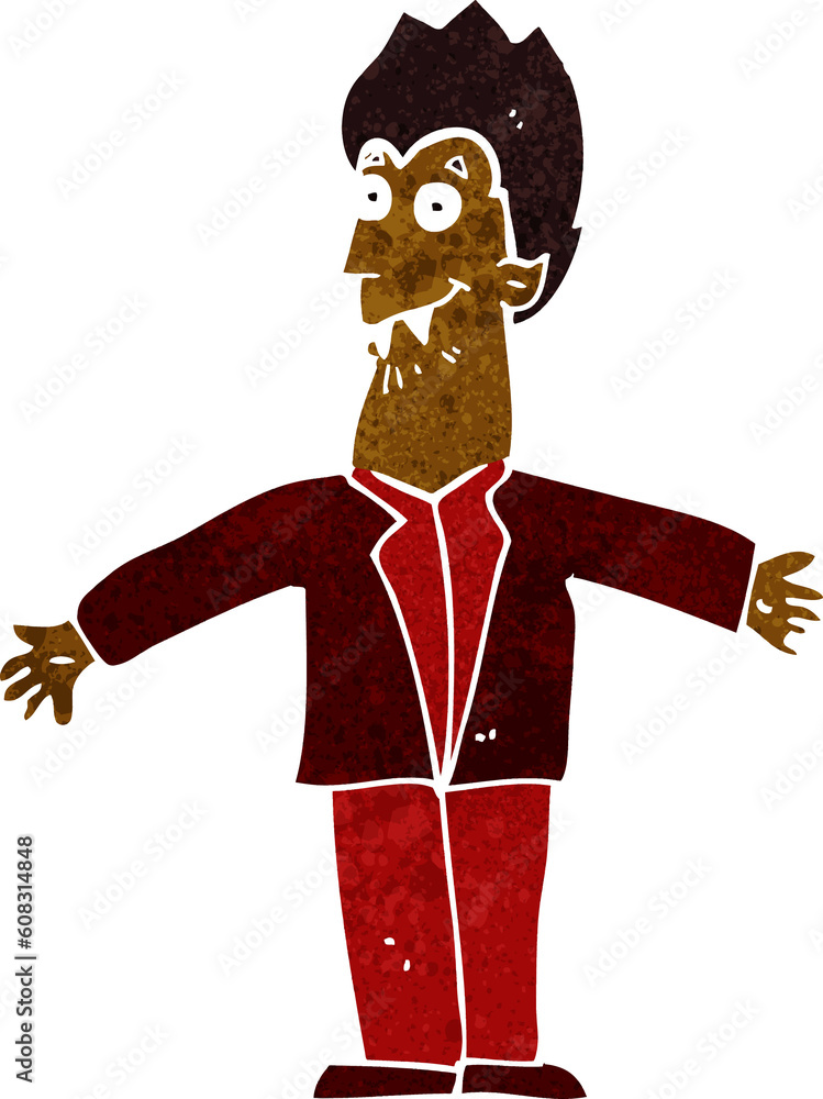 cartoon vampire man cartoon vampire man
