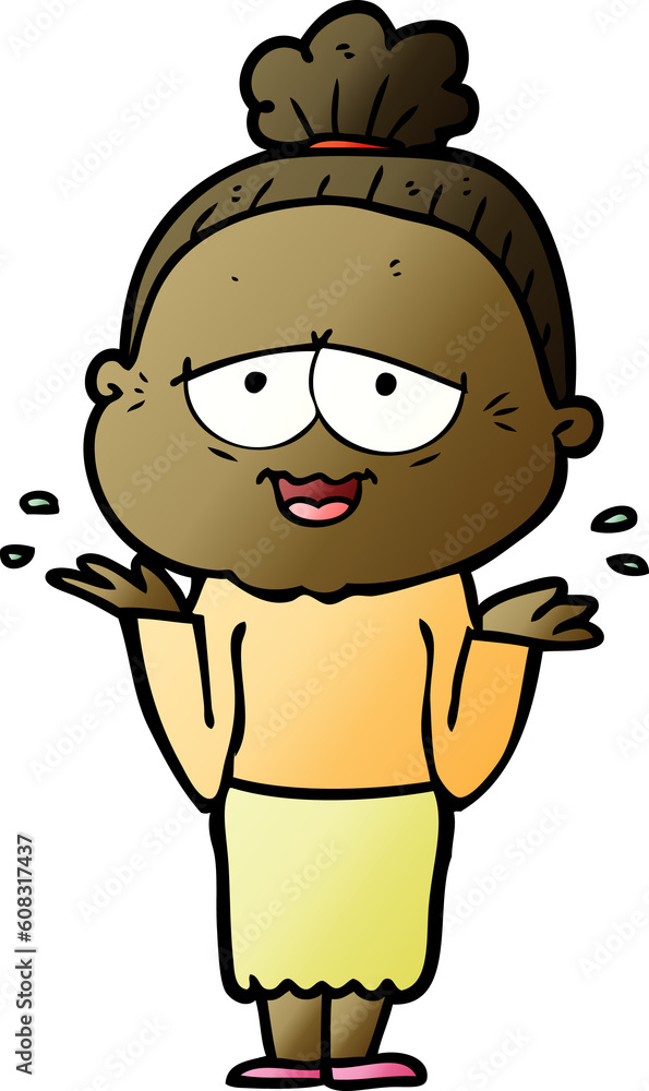 cartoon happy old lady cartoon happy old lady