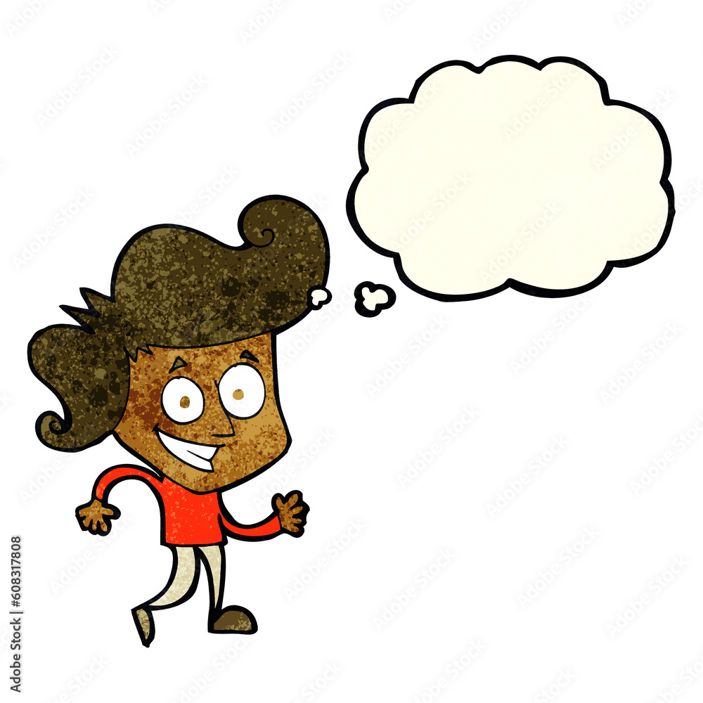 cartoon grinning man with thought bubble cartoon grinning man with thought bubble