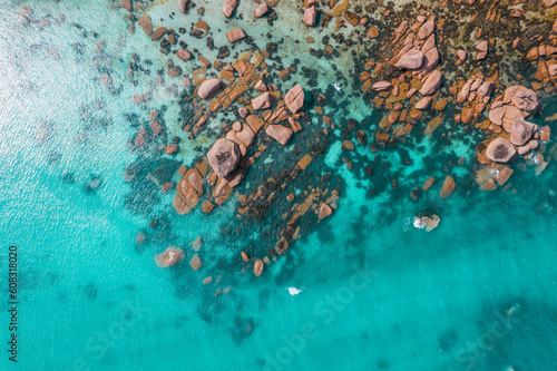 Aerial shot in Britany