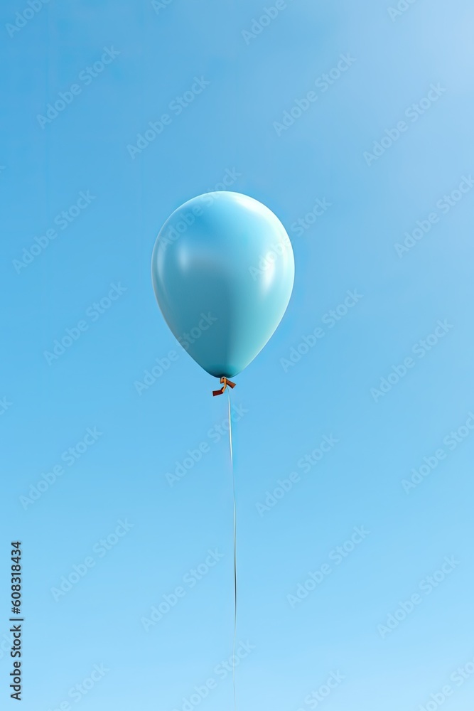 Fototapeta premium balloon in the sky Generative Ai
