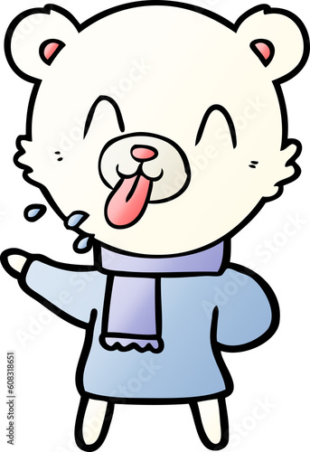 Wallpaper Mural rude cartoon bear Torontodigital.ca