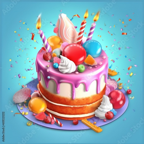 Birthday Cakes Generative AI