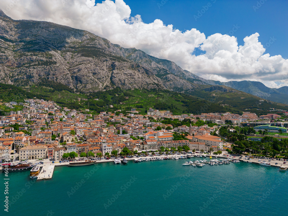 Makarska in Kroatien - Dalmatien - von oben