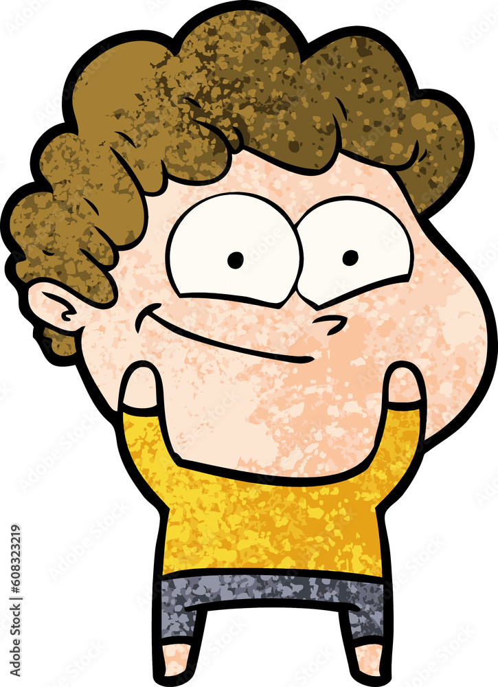 cartoon happy man cartoon happy man