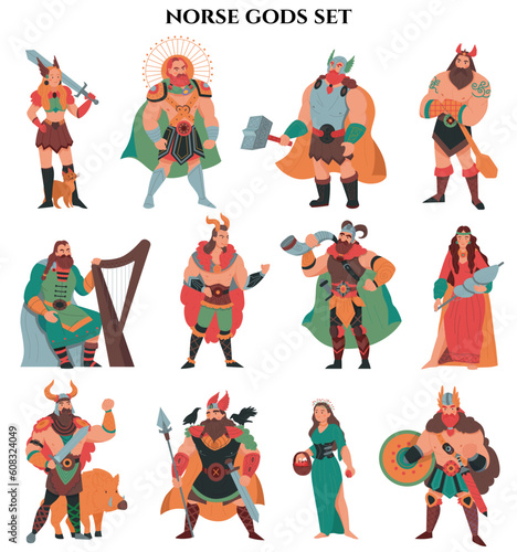 Norse Gods Color Set