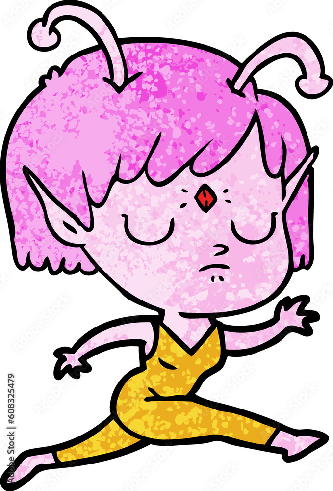 cartoon alien girl cartoon alien girl